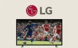 Téléviseur intelligent LG qui joue une partie en direct